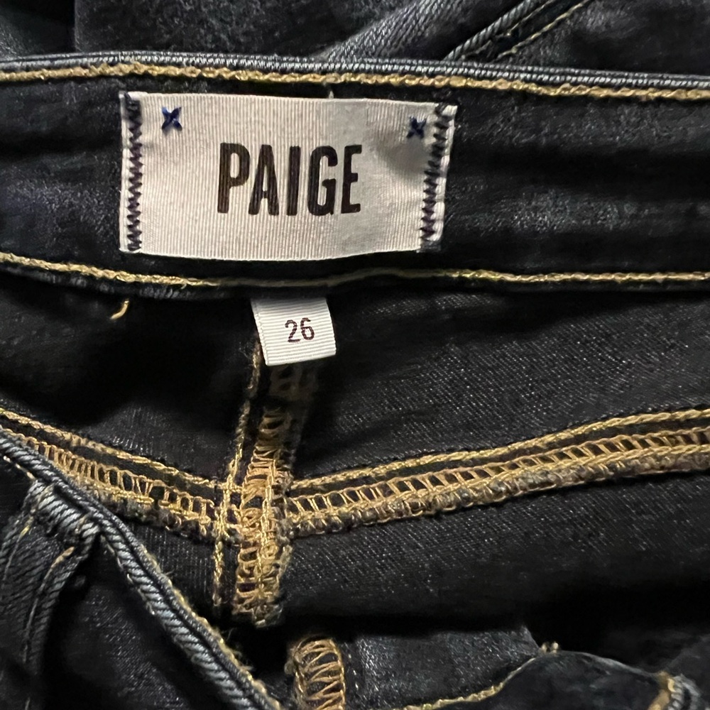 Paige Verdugo Ankle Dark Wash Denim Jeans
